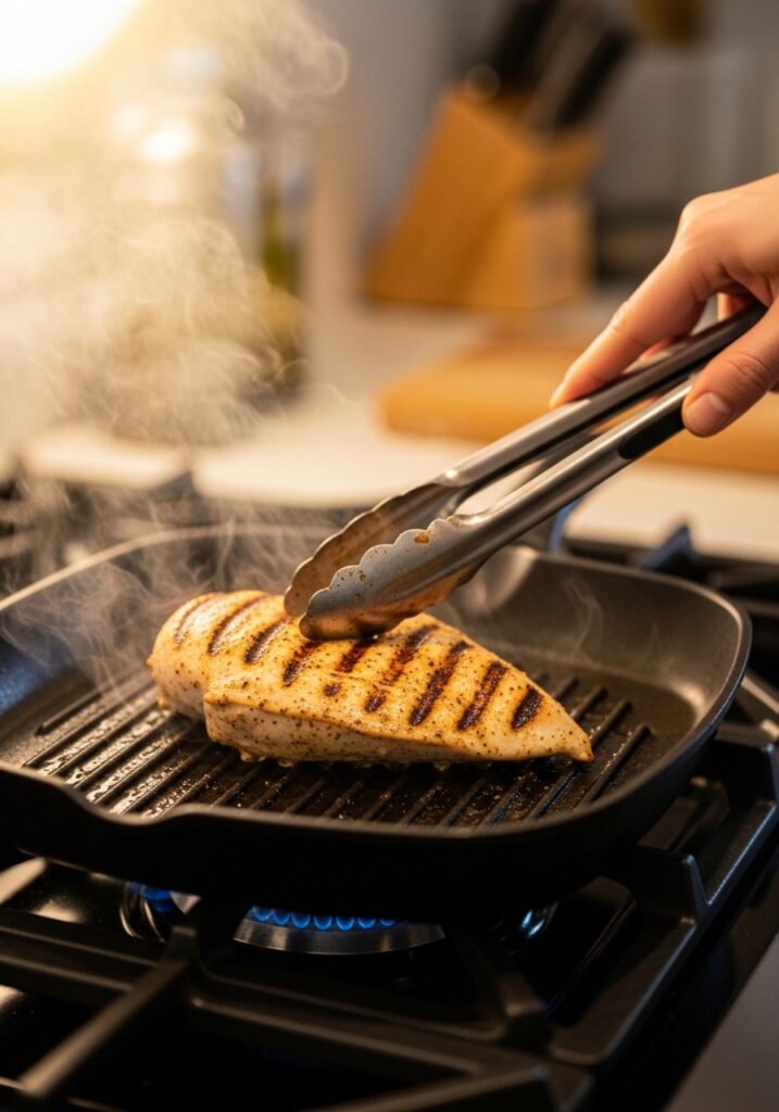 Grilling chicken breast 202604182205