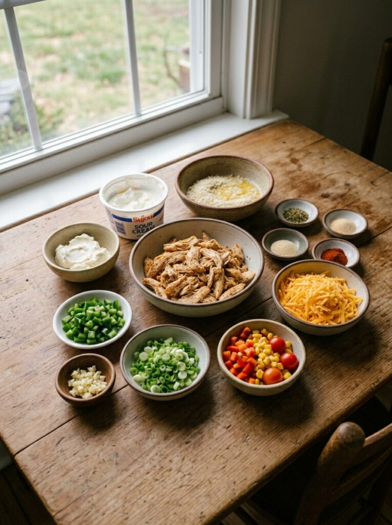 Ingredients for jalapeno popper … 202604282227