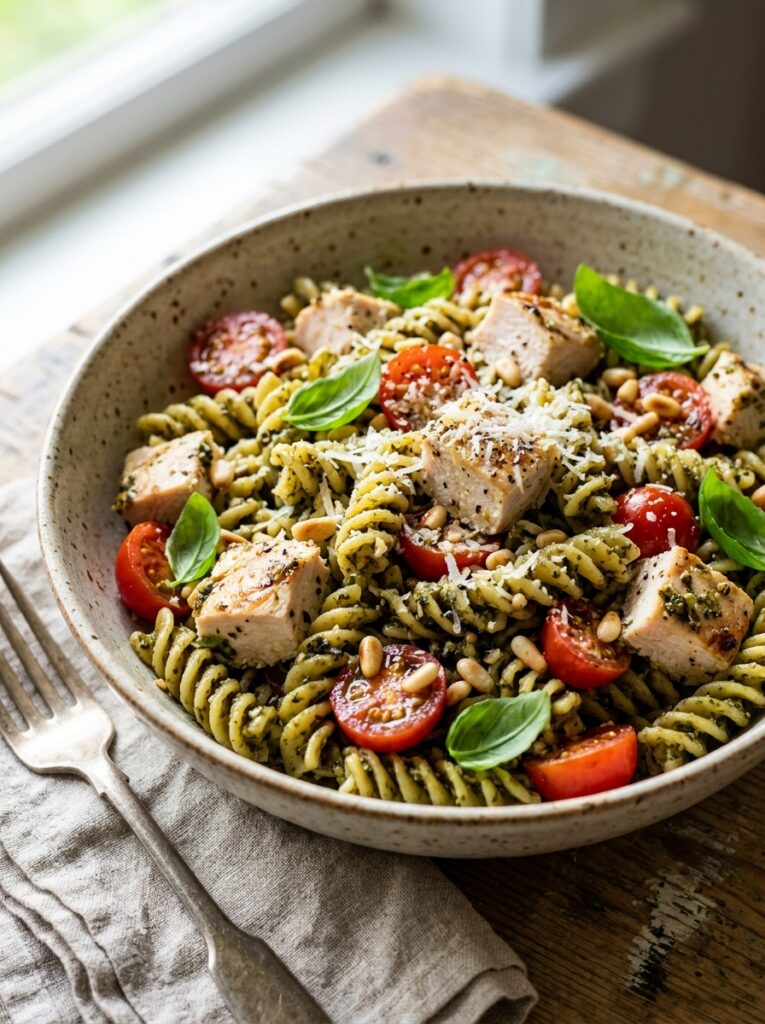 Pesto Chicken Pasta Salad 12 Pesto chicken pasta 202604261606