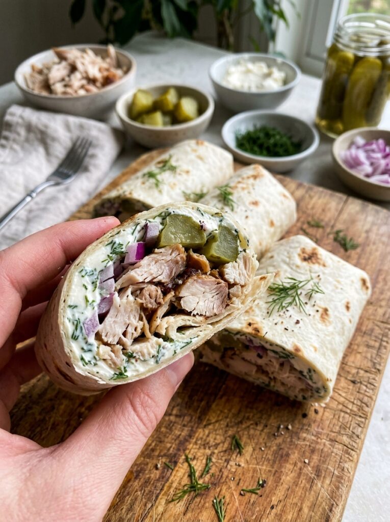 Rotisserie Chicken Dill Pickle Wraps Recipe 12 Rotisserie chicken dill 202604261745