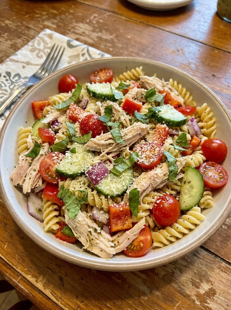 Rotisserie chicken pasta 202604182226