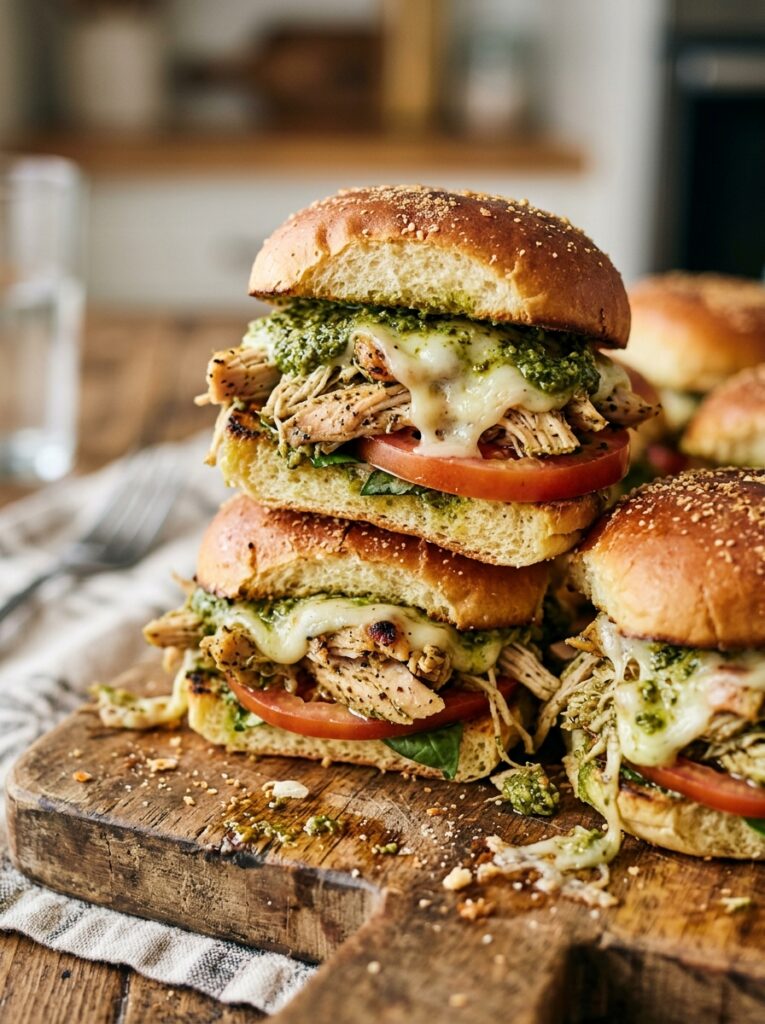 Rotisserie Chicken Pesto Sliders 12 Rotisserie chicken pesto 202604232243