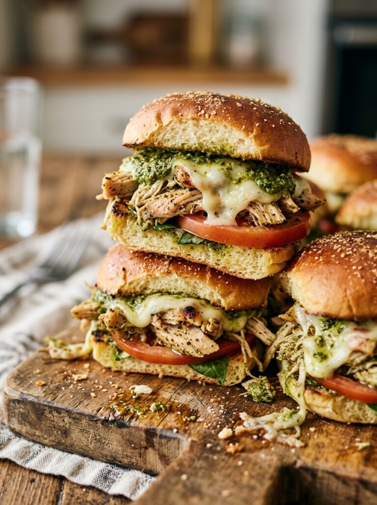 Rotisserie Chicken Pesto Sliders 17 Rotisserie chicken pesto 202604232243