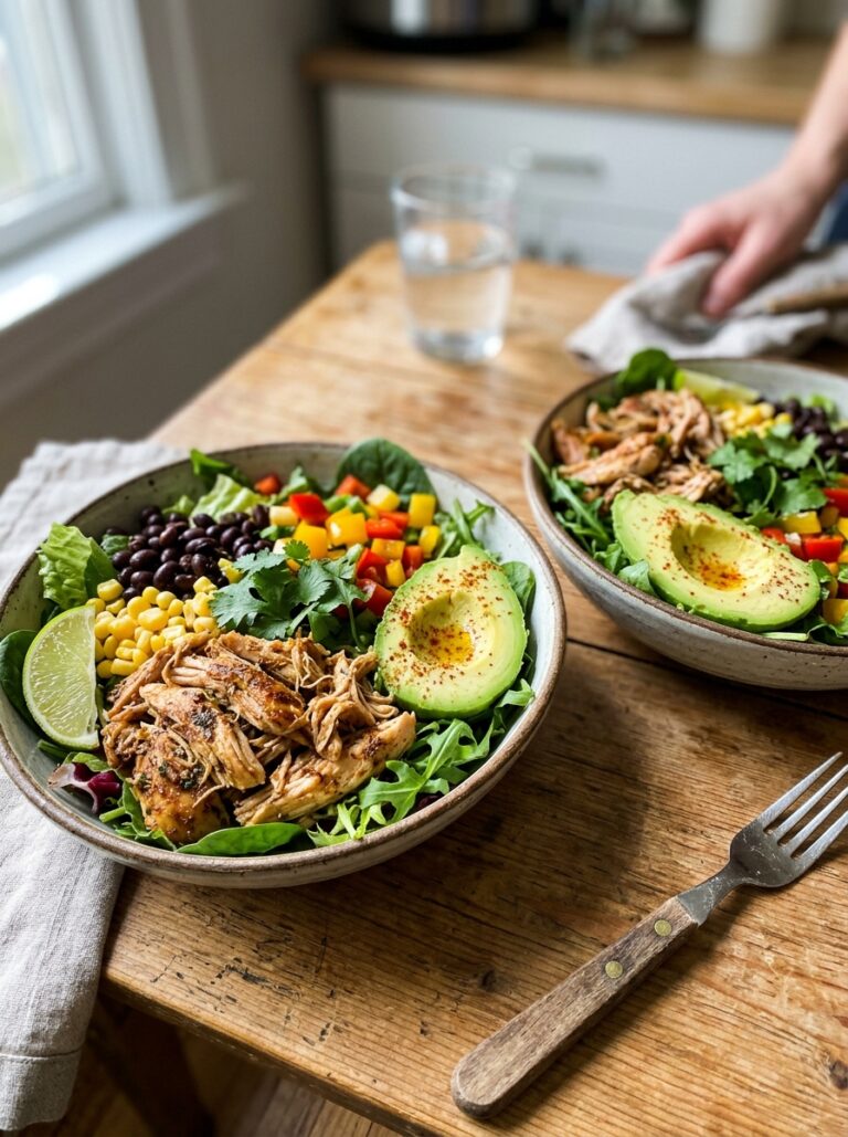 Rotisserie Chicken Southwest Salad Bowls 17 Rotisserie chicken southwest 202604250212