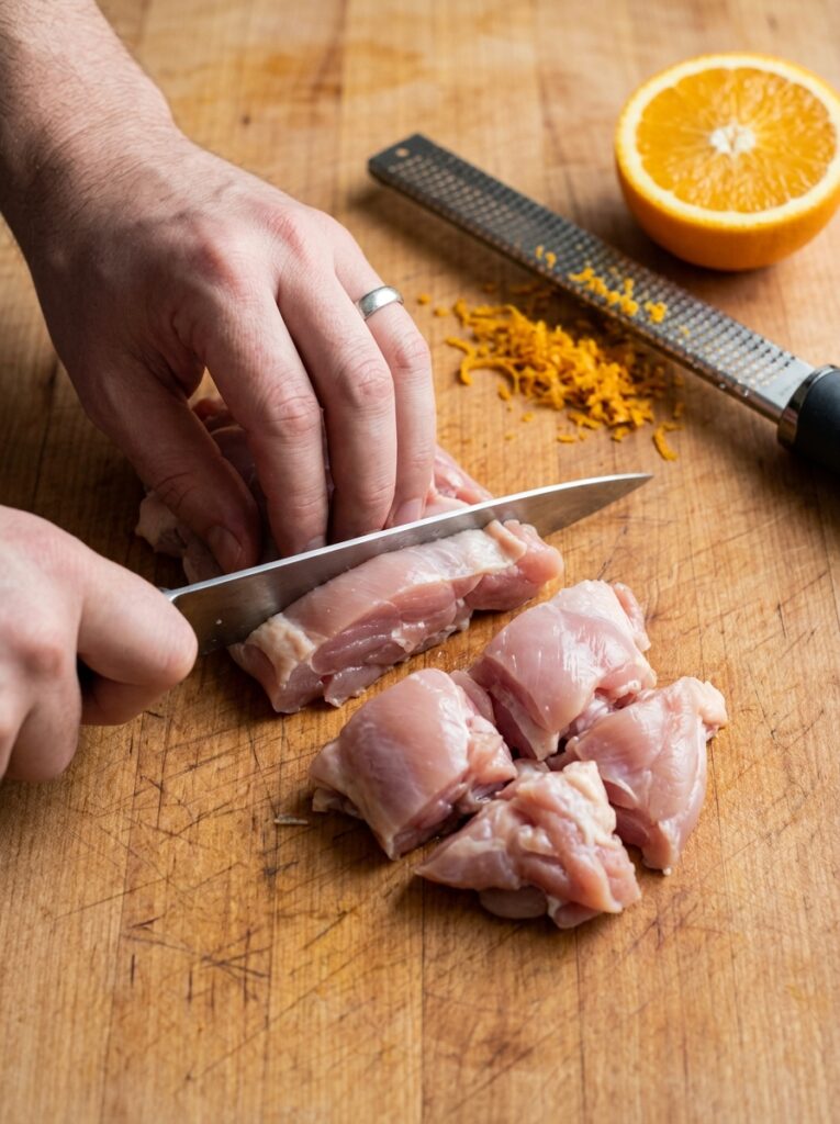 Sticky orange chicken 202604222113