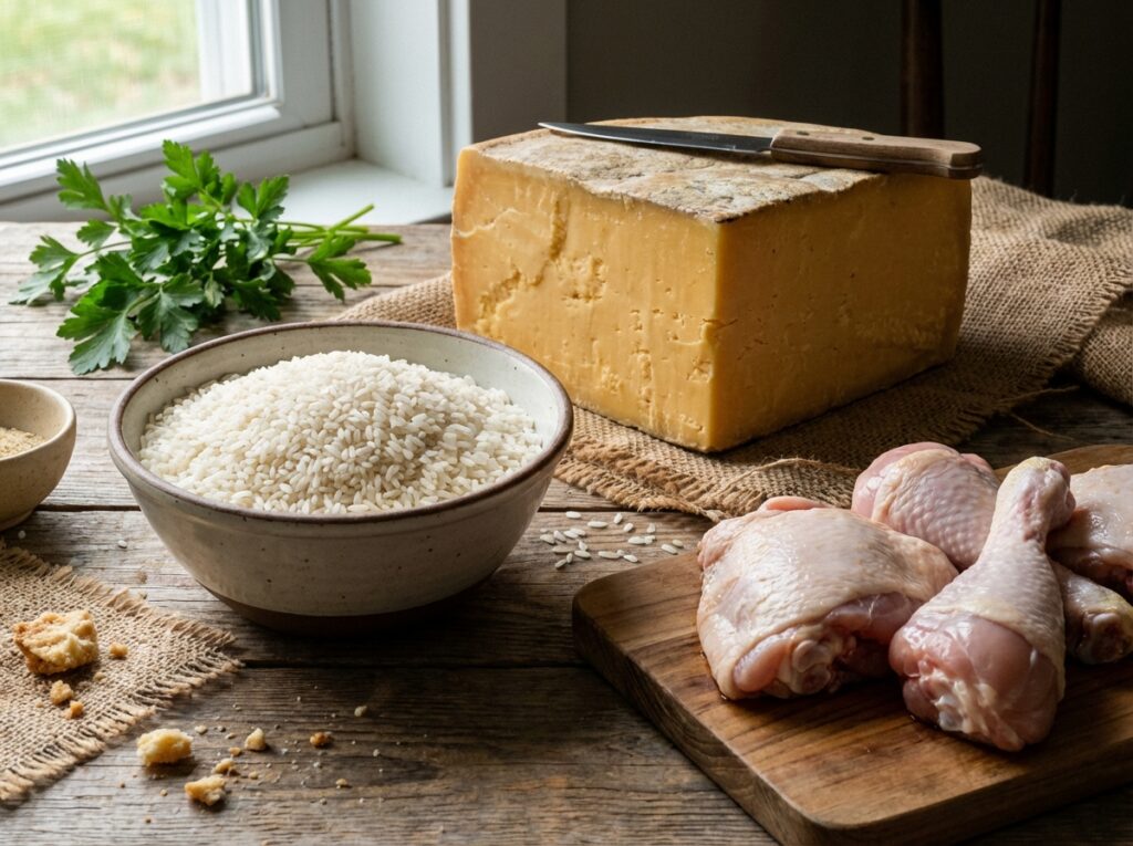 Wooden table with 202604091824