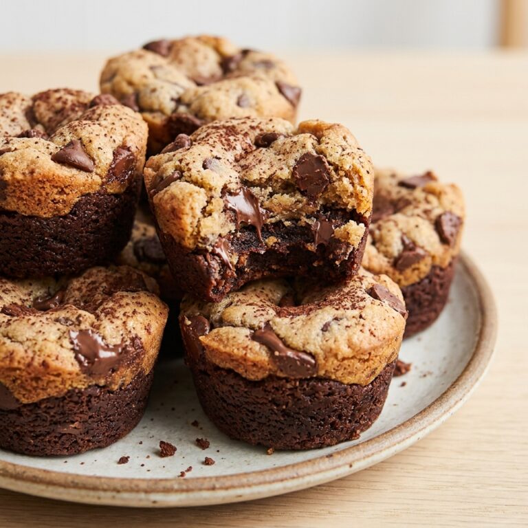 chocolate chip cookie dough brownie bites