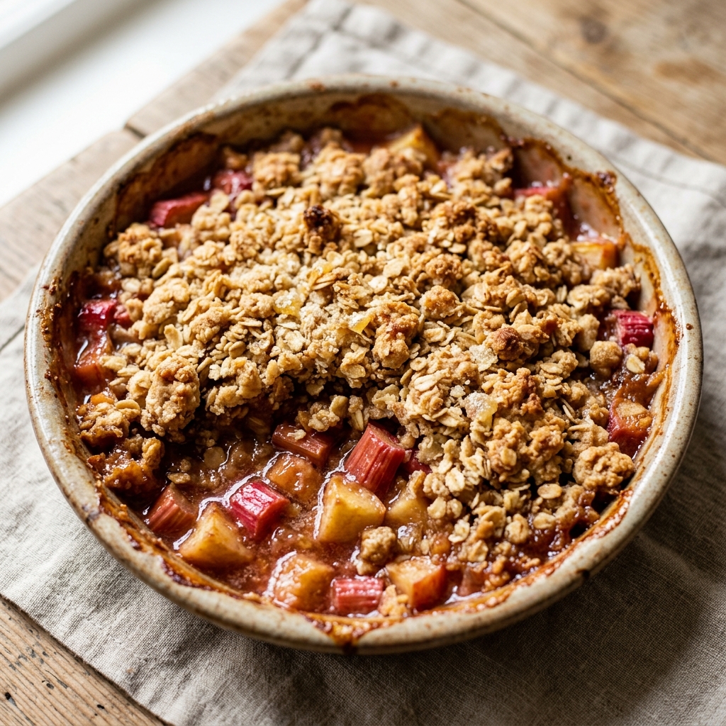 Rhubarb Apple and Ginger Crumble Recipe: A Comforting Dessert 2026 12 Rhubarb Apple And Ginger Crumble Recipe