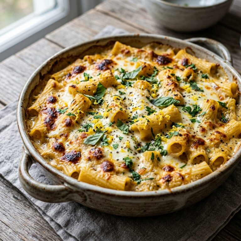 Lemon Ricotta Pasta Bake Recipe