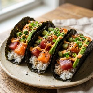 Viral Sushi Tacos Recipe