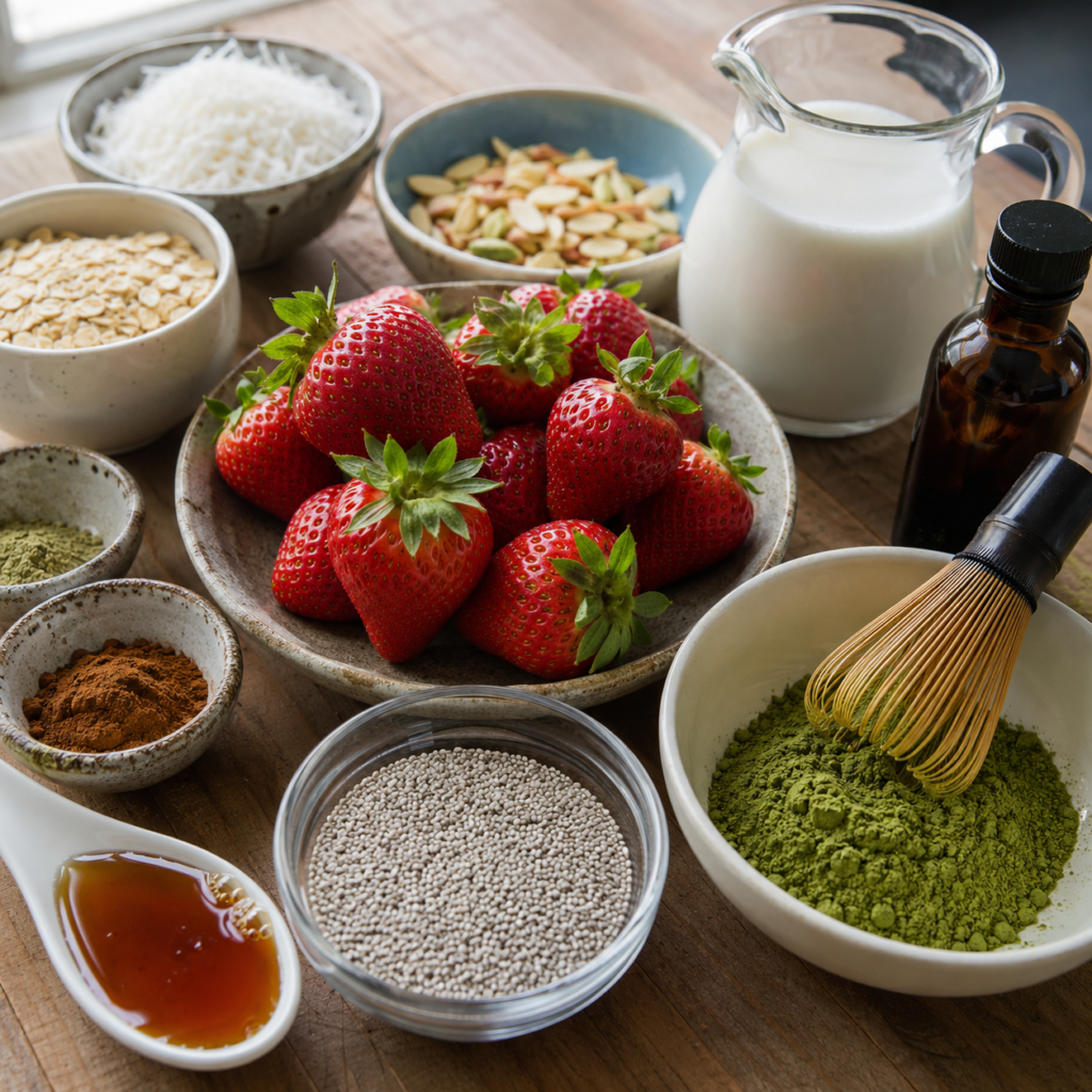 Strawberry Matcha Chia Pudding Recipe: Creamy, Nutritious, and Easy to Make 2026 13 Strawberry Matcha Chia Pudding Recipe