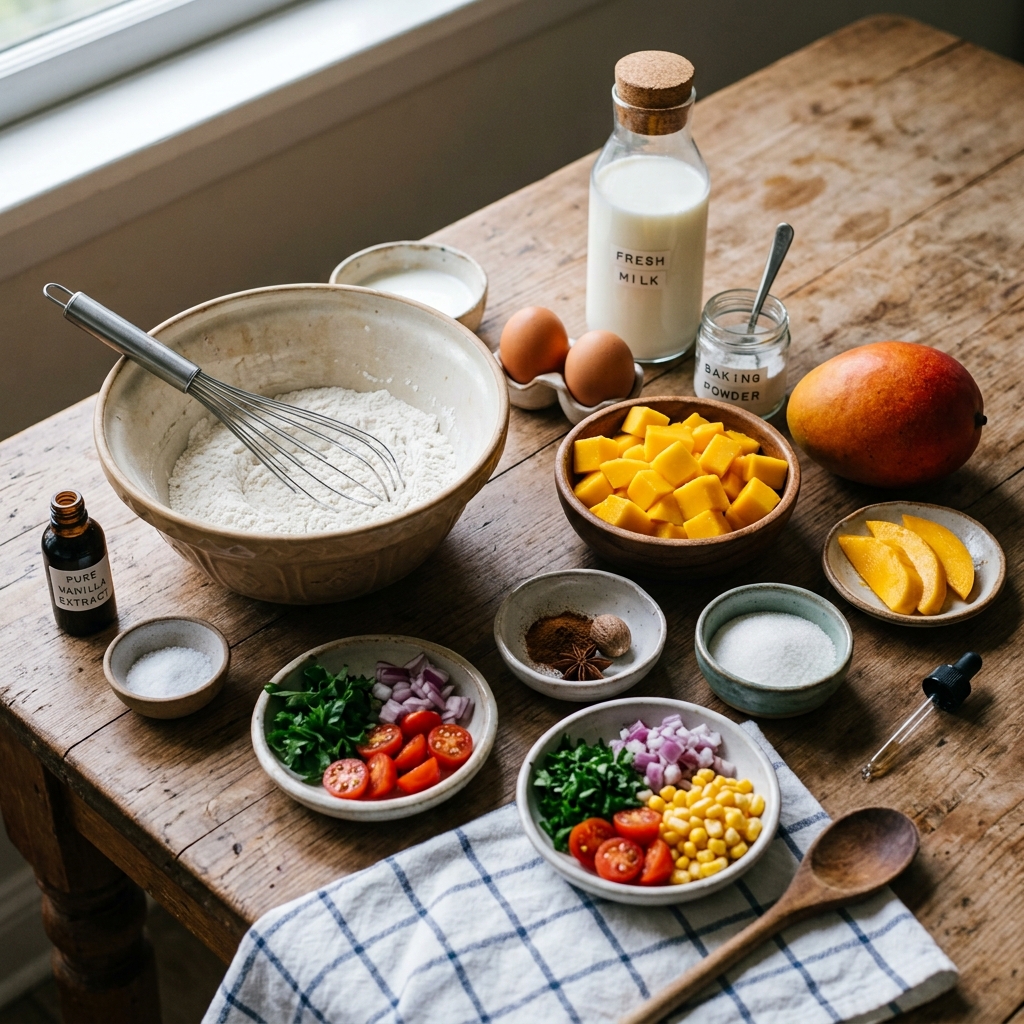 Mango Pancakes Recipe