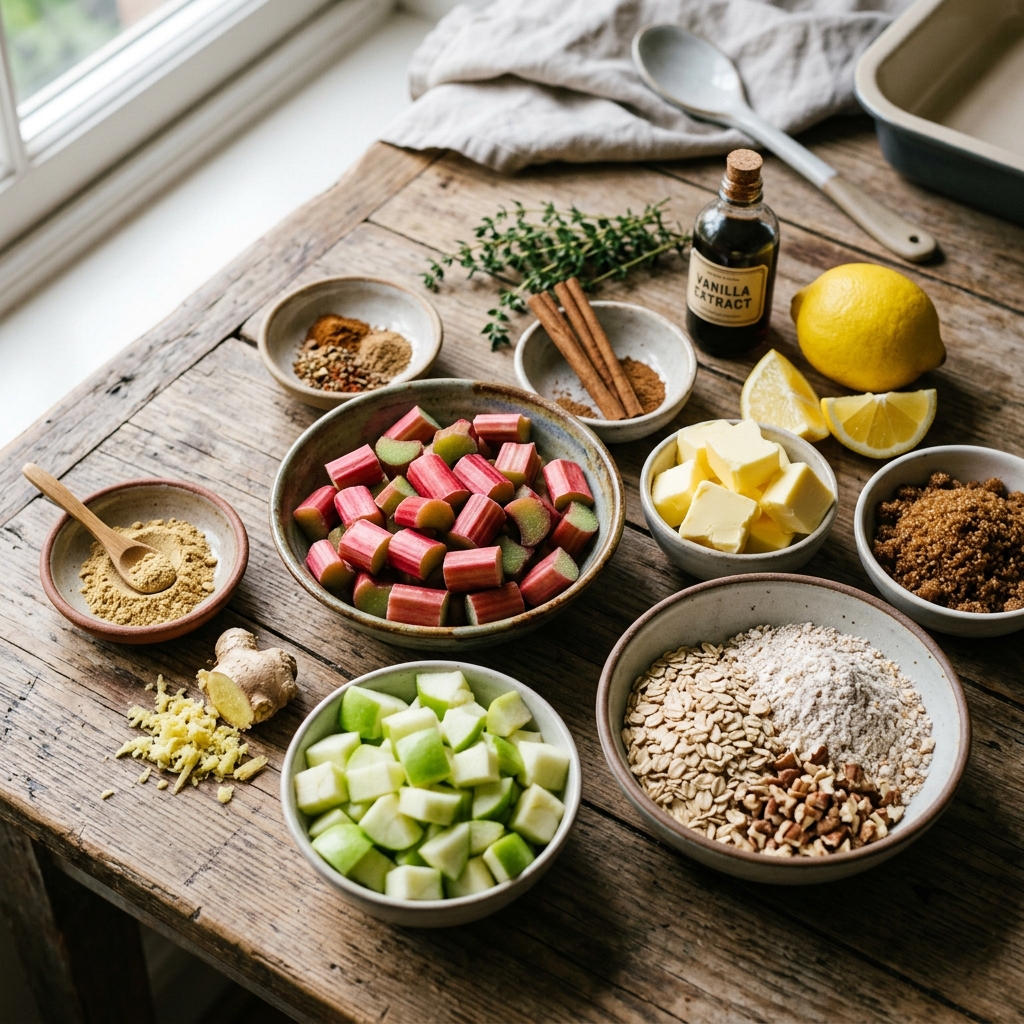 Rhubarb Apple and Ginger Crumble Recipe: A Comforting Dessert 2026 13 Rhubarb Apple And Ginger Crumble Recipe