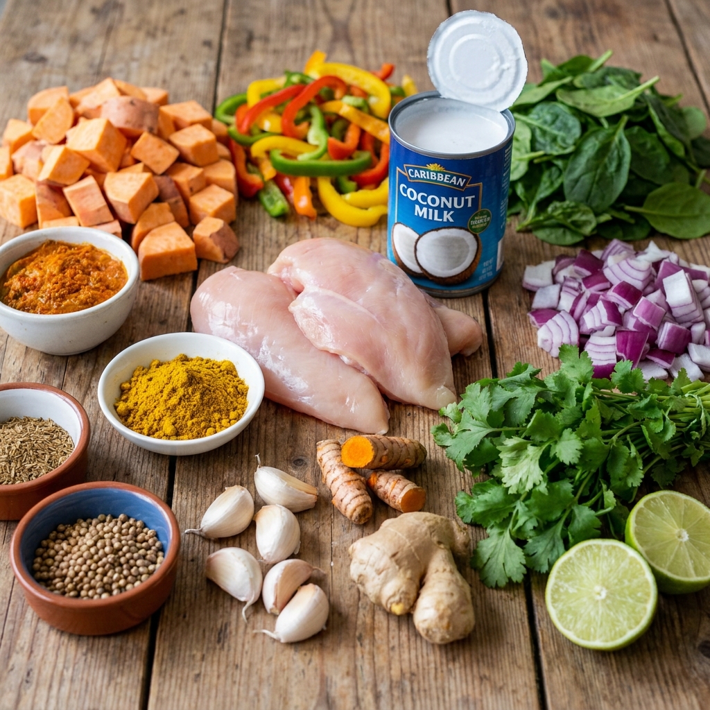 caribbean curry bowl homemade recipe