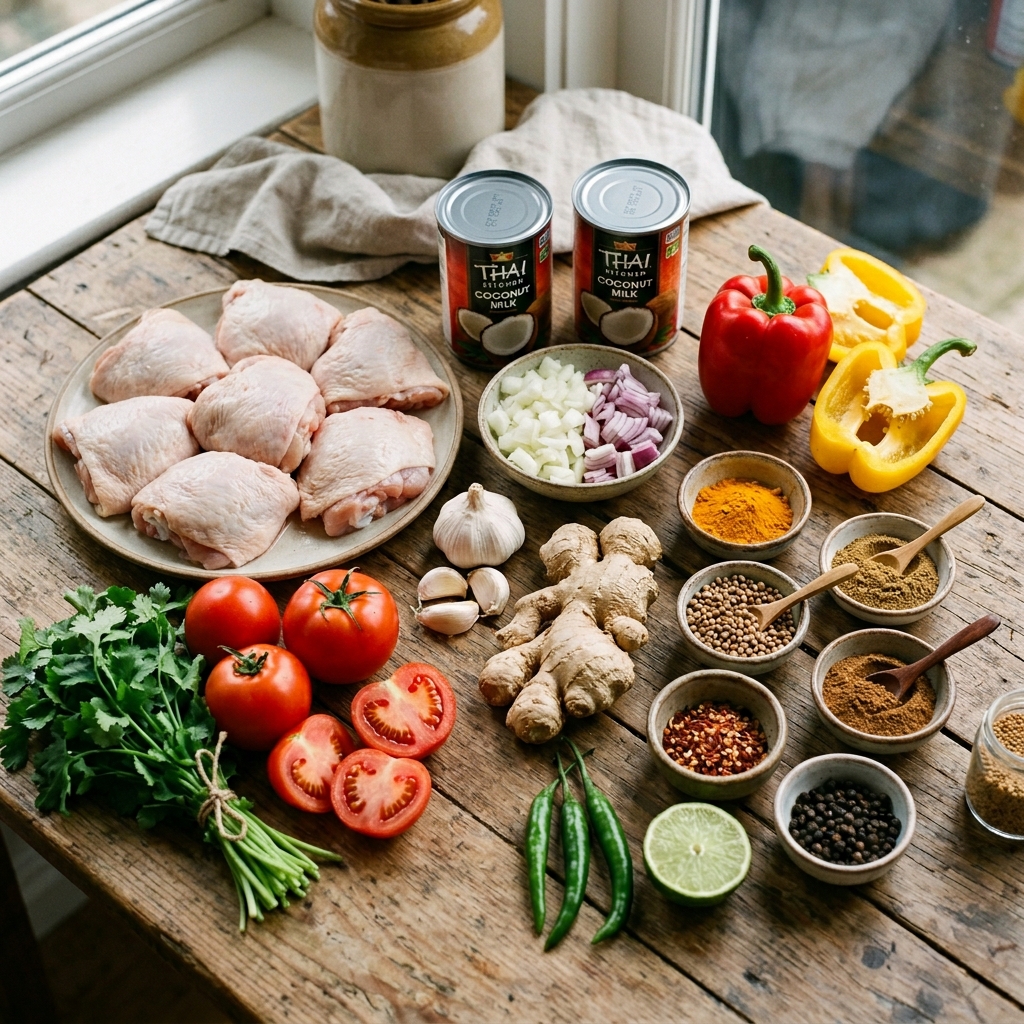 One-Pan Kuku Paka Recipe