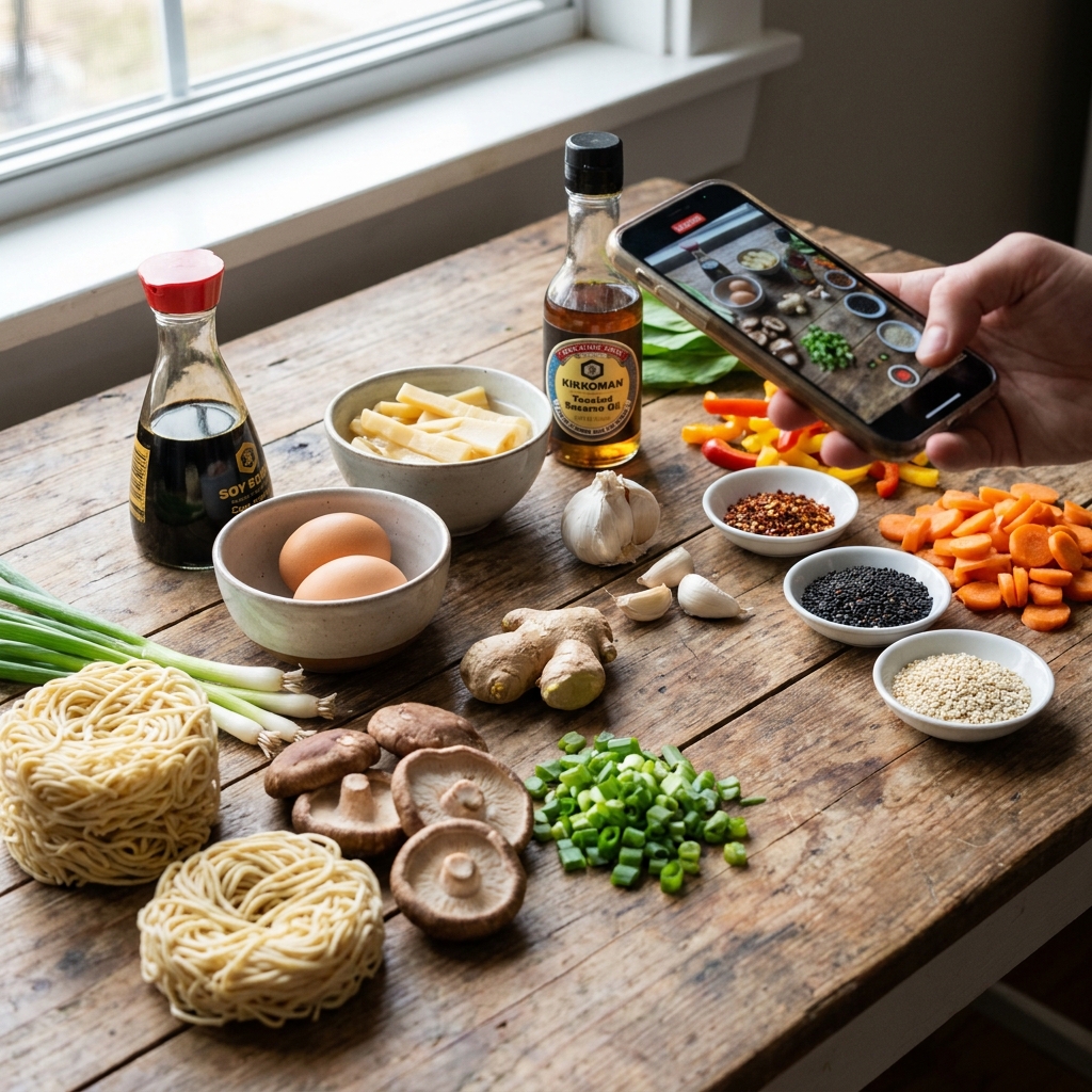 tiktok ramen noodles recipe