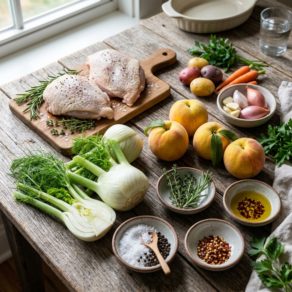 Roasted Chicken With Fennel and Peaches Recipe 2026 13 Roasted Chicken With Fennel and Peaches recipe