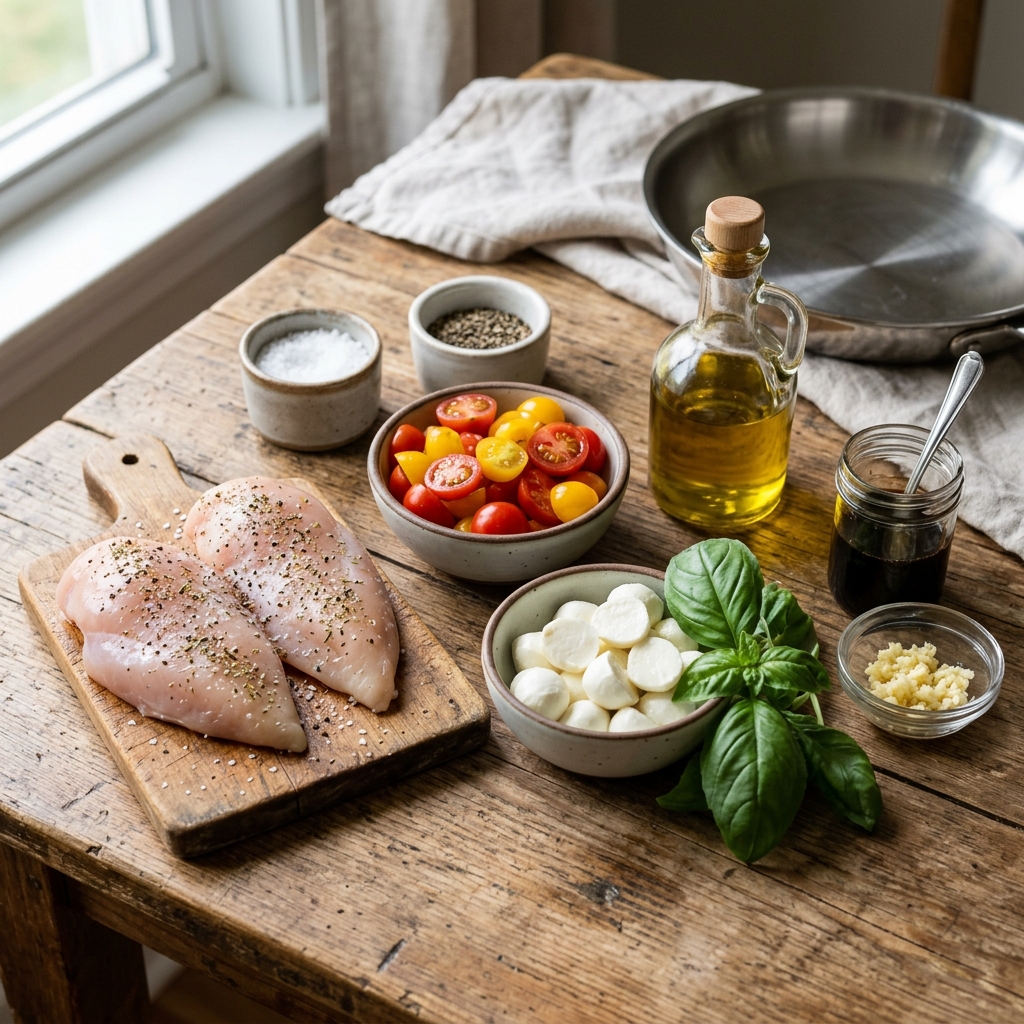 One Pan Caprese Chicken Recipe: Easy Homemade Dinner 2026 13 One Pan Caprese Chicken Recipe