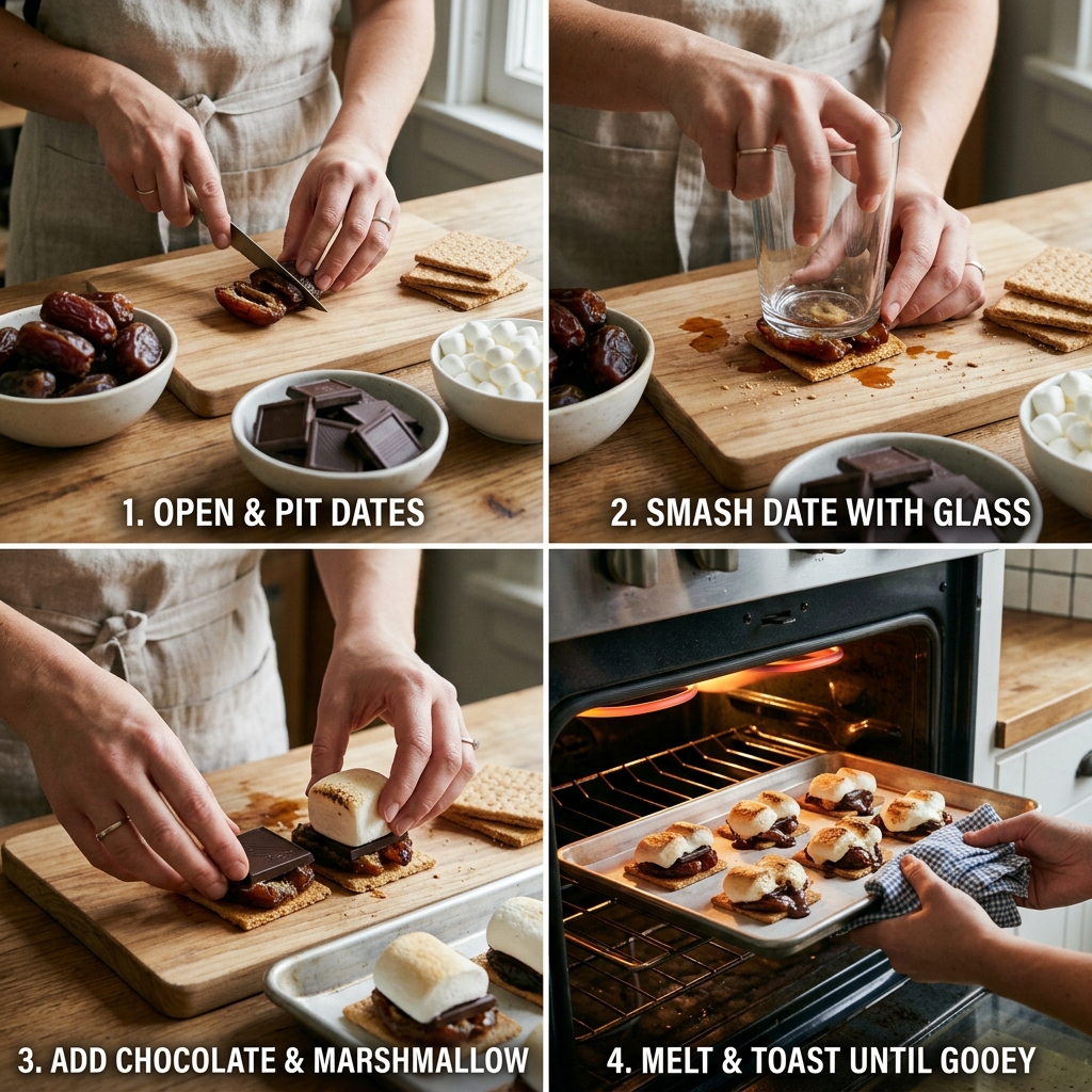 Smashed Date S’mores Recipe