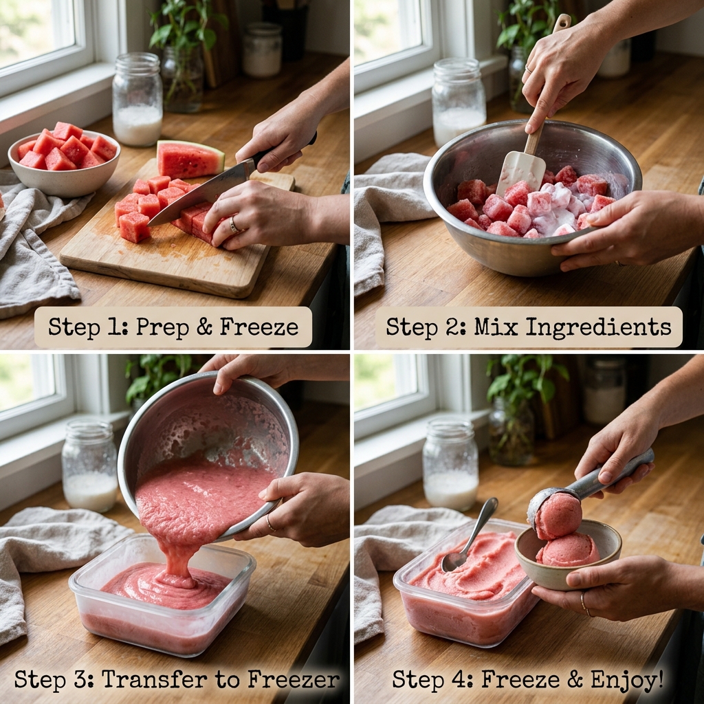 2-Ingredient Watermelon Ice Cream Recipe 2026 14 2-Ingredient Watermelon Ice Cream Recipe