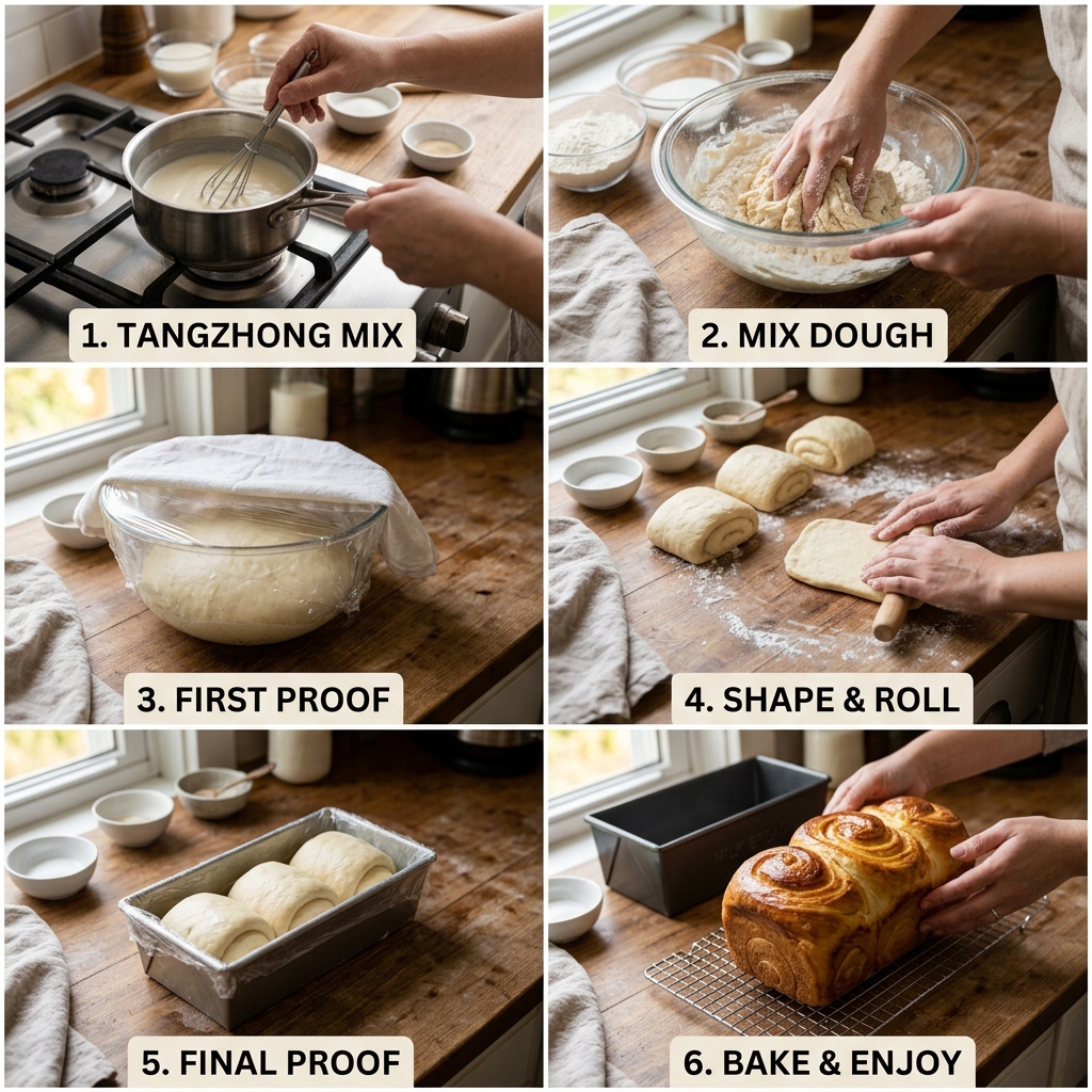 Viral Milk Bread Recipe: Soft and Fluffy Homemade Loaf 2026 14 Viral Milk Bread Recipe