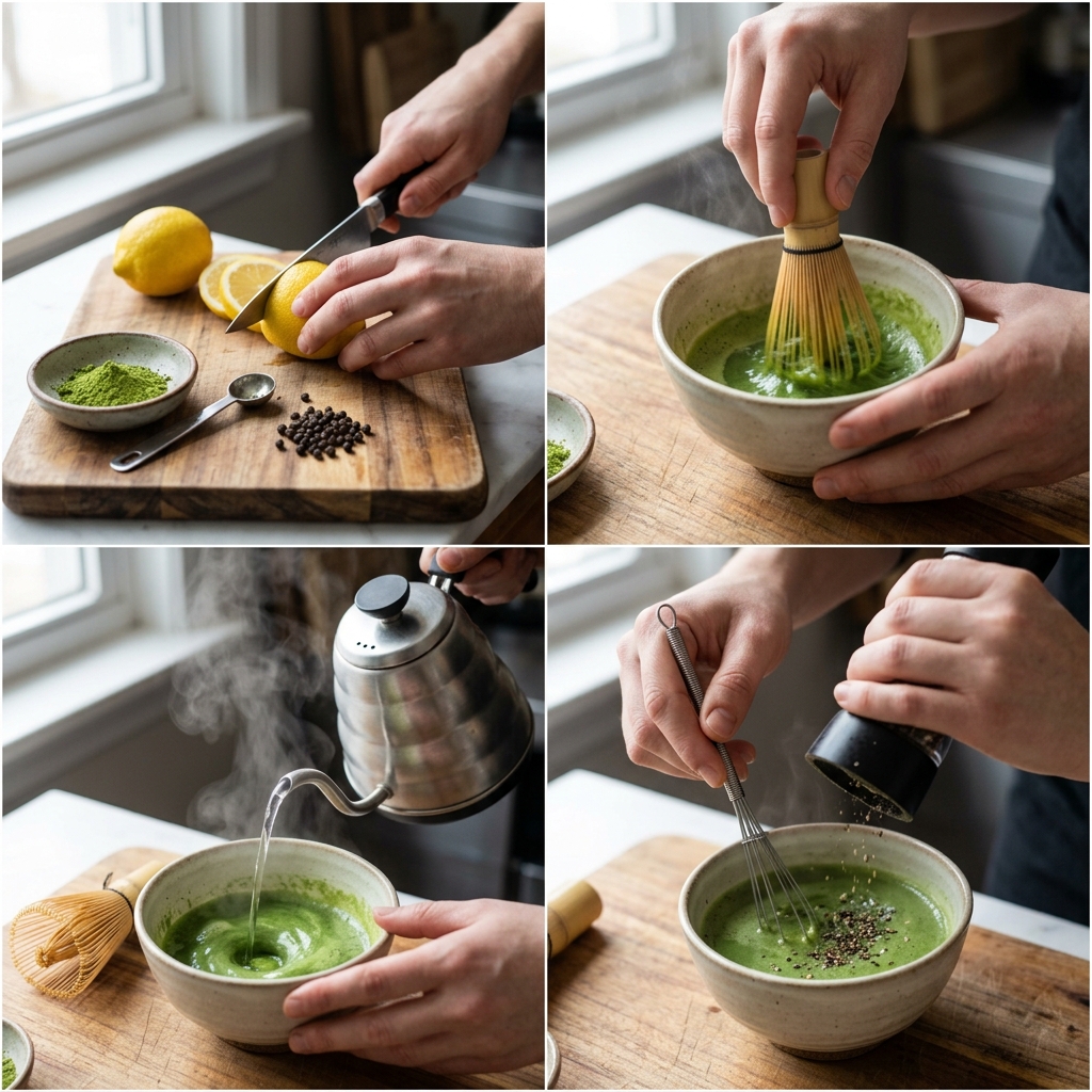 Lemon Pepper Matcha Recipe: A Refreshing Green Tea Blend 2026 14 Lemon pepper matcha recipe