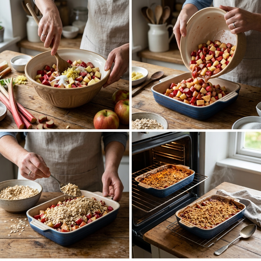 Rhubarb Apple and Ginger Crumble Recipe: A Comforting Dessert 2026 14 Rhubarb Apple And Ginger Crumble Recipe