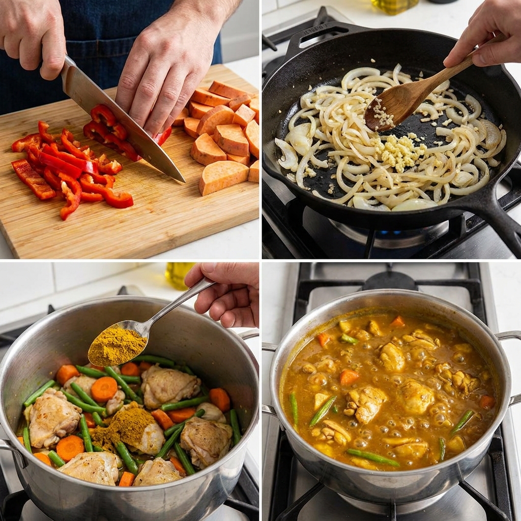 caribbean curry bowl homemade recipe