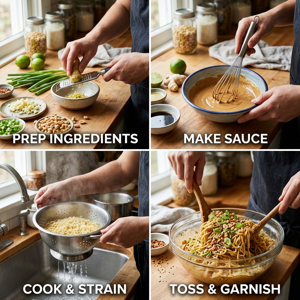 Cold Peanut Ginger Noodles Recipe: A Refreshing Asian-Inspired Dish 2026 14 Cold Peanut Ginger Noodles Recipe