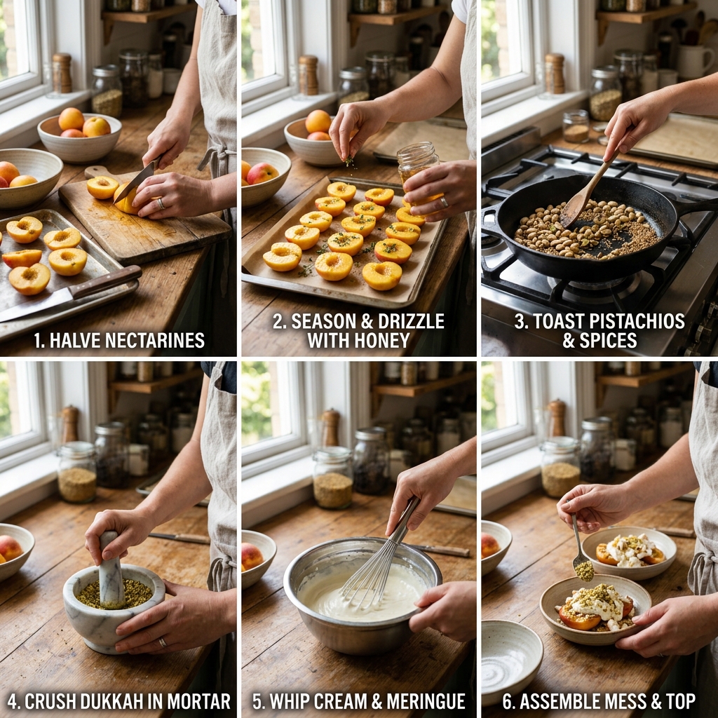 Roasted Nectarine Mess With Pistachio Dukkah Recipe: A Stunning Dessert 2026 14 Roasted Nectarine Mess With Pistachio Dukkah Recipe