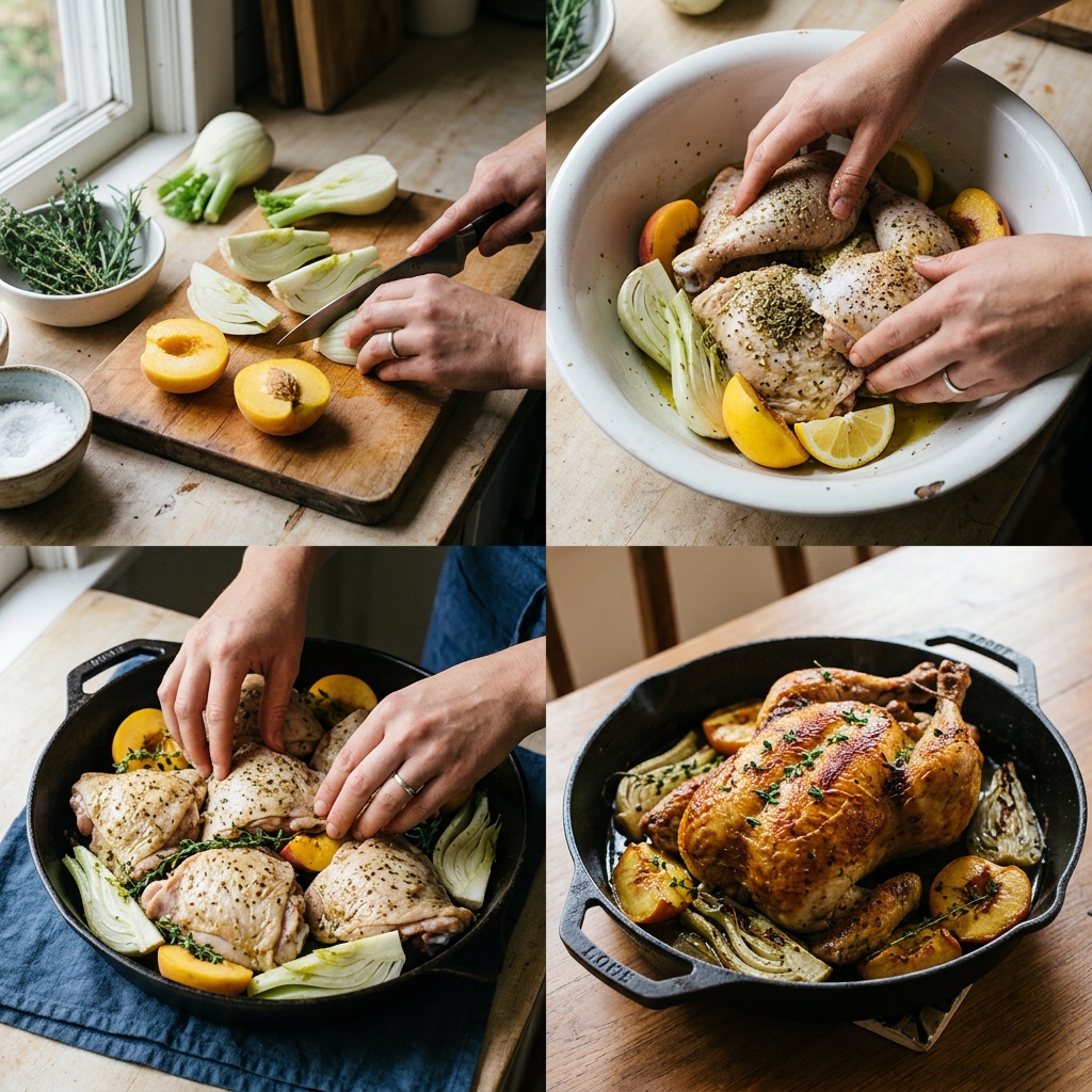 Roasted Chicken With Fennel and Peaches Recipe 2026 14 Roasted Chicken With Fennel and Peaches recipe