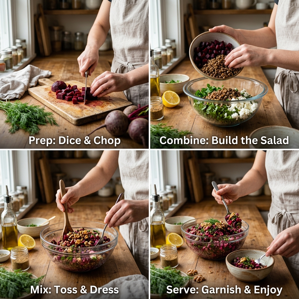 No-Cook Beet and Lentil Salad Recipe: Fresh & Healthy 2026 14 No-Cook Beet and Lentil Salad Recipe