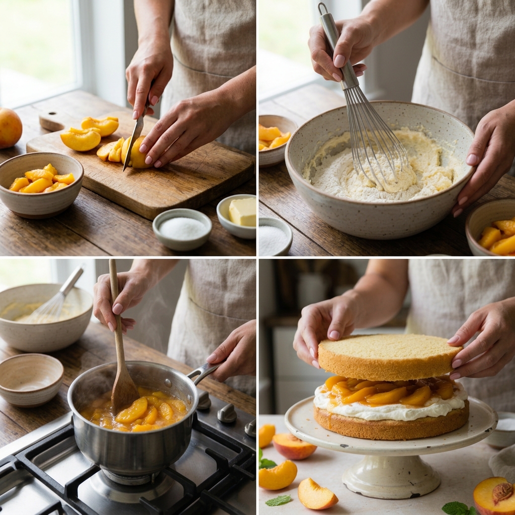 Peaches and Cream Victoria Sandwich Recipe 2026 14 Peaches and Cream Victoria Sandwich Recipe