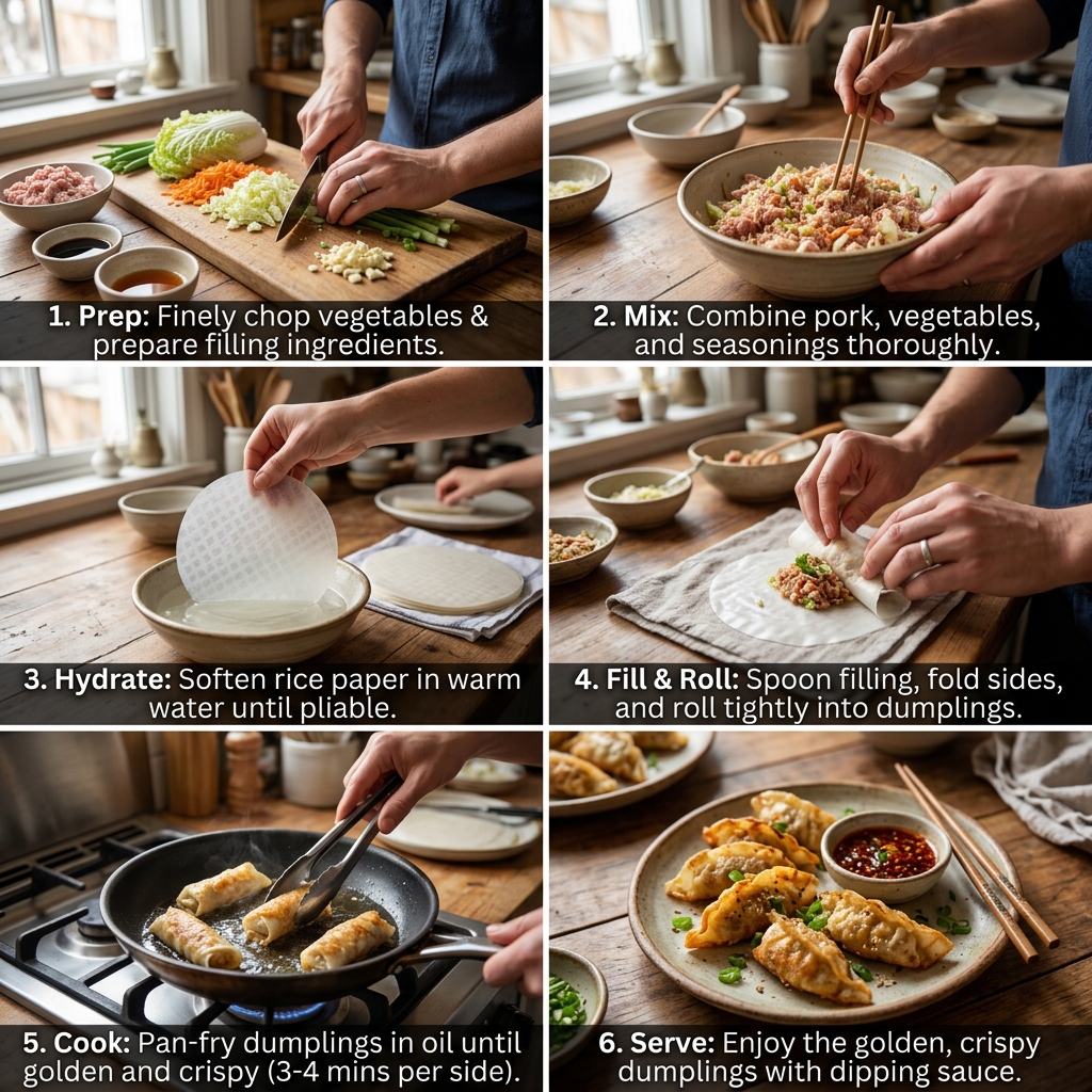 Crispy Rice Paper Dumplings Recipe: Easy Homemade Guide 2026 14 Crispy Rice Paper Dumplings Recipe