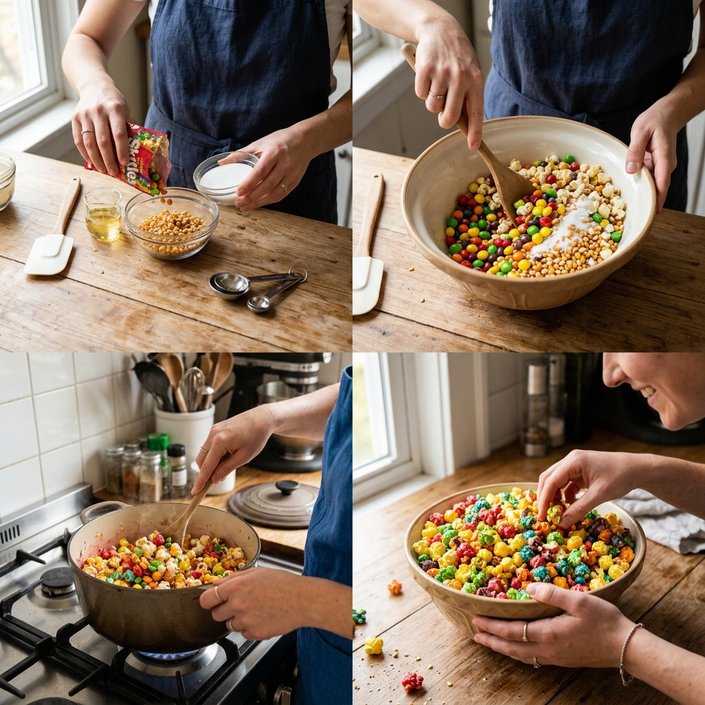 Viral Skittles Popcorn Recipe: A Sweet and Easy Treat 2026 14 Viral Skittles Popcorn Recipe