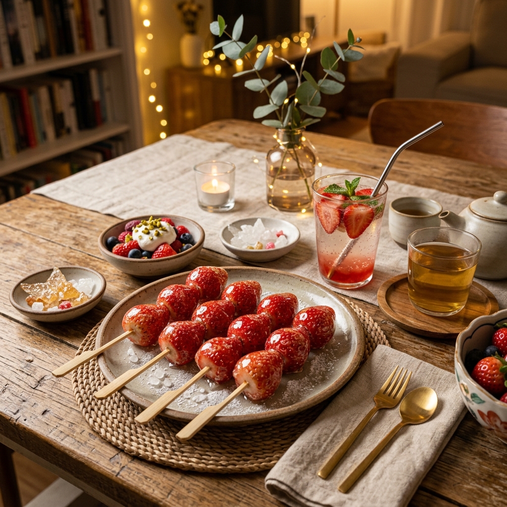 Tanghulu Strawberries Recipe: Perfect Homemade Glazed Fruit 2026 15 Tanghulu Strawberries Recipe