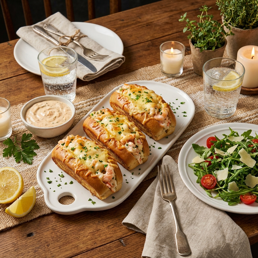Crabby Shrimp Stuffed Garlic Bread Bombs Recipe: Seafood Appetizer 2026 15 crabby shrimp stuffed garlic bread bombs recipe