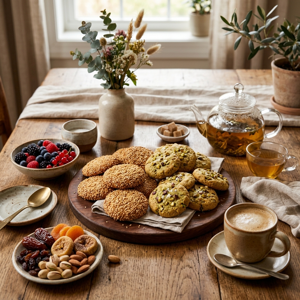 Sesame and Pistachio Butter Cookies Recipe 2026 15 Sesame and Pistachio Butter Cookies recipe
