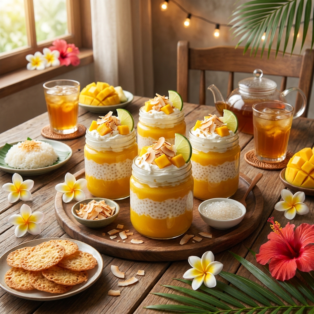 mango sago pudding recipe