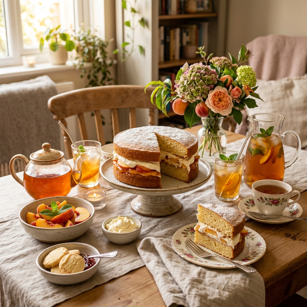 Peaches and Cream Victoria Sandwich Recipe 2026 15 Peaches and Cream Victoria Sandwich Recipe