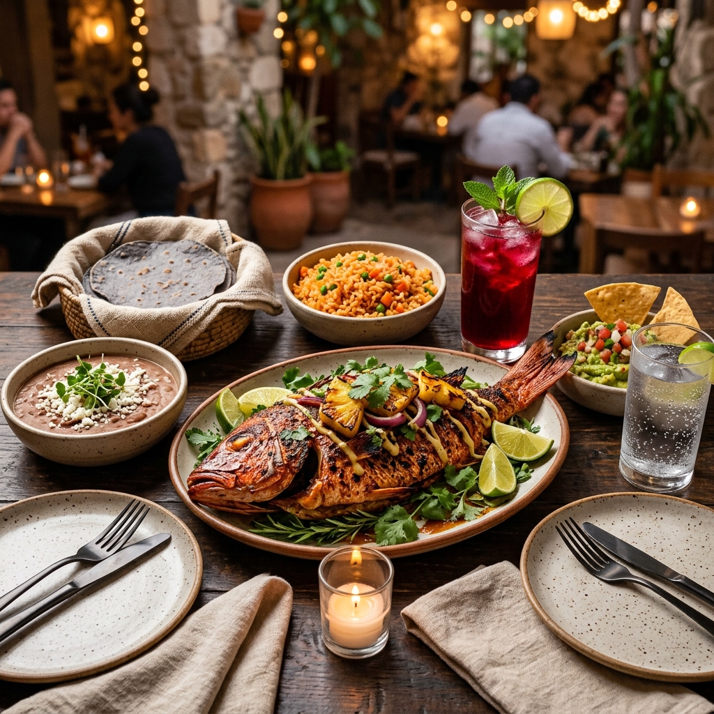 Roasted Fish al Pastor recipe