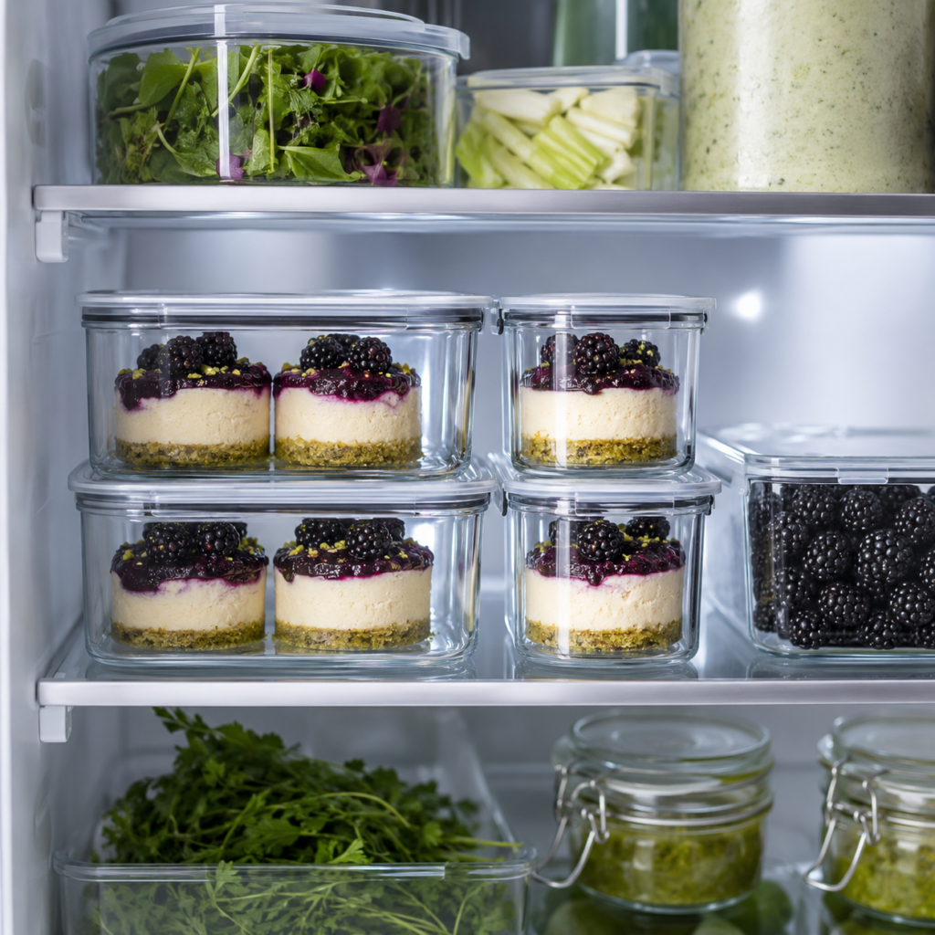 pistachio blackberry cheesecake towers recipe