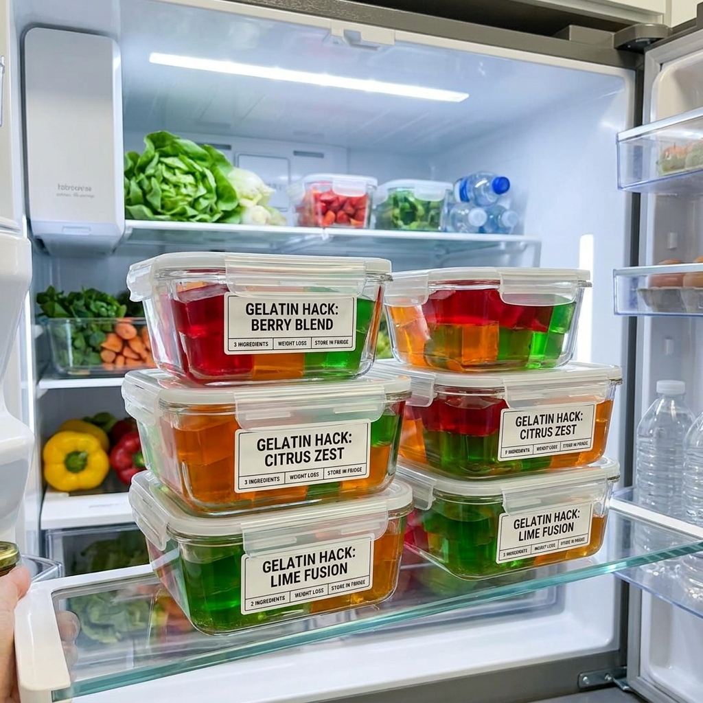3 ingredient gelatin hack recipe for weight loss