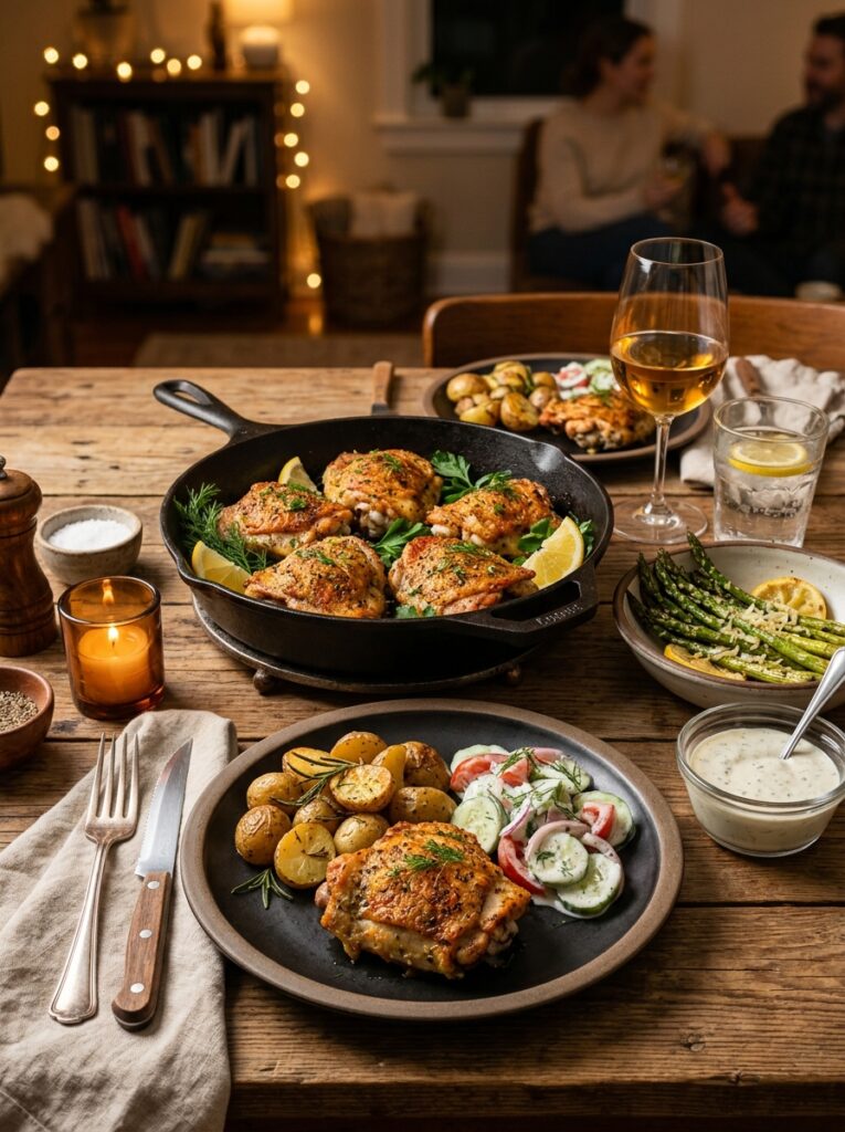 air fryer ranch chicken thighs 15 Air fryer chicken thighs side 202605252003