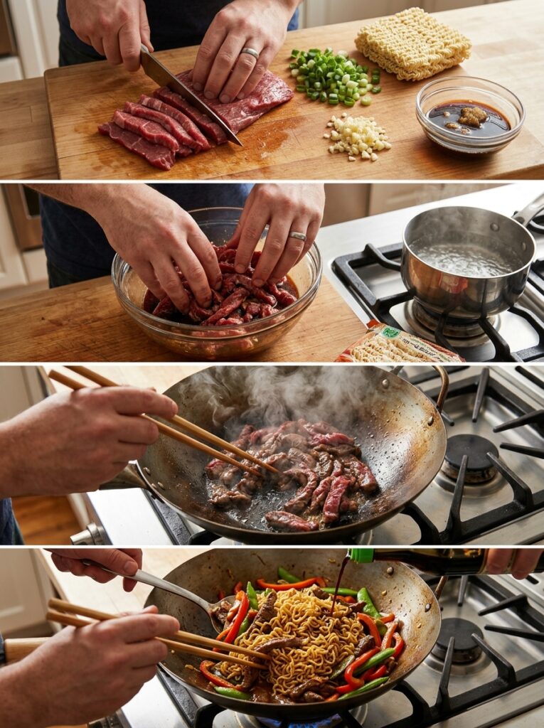 Beef Ramen Stir Fry cooking 202606081854