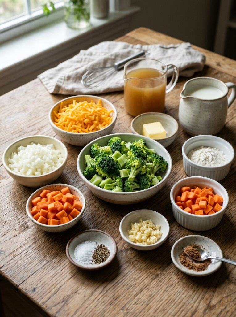 Broccoli cheddar soup Panera copycat 13 Broccoli cheddar soup ingredient… 202606071940