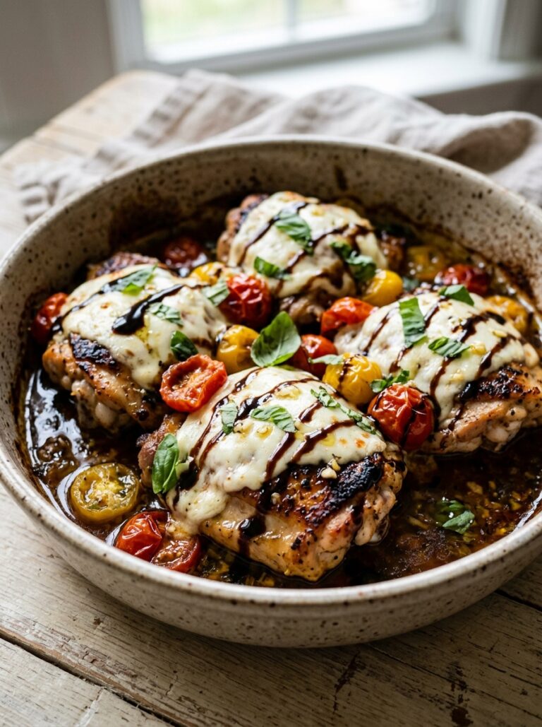 Caprese Chicken Thighs: A Quick Italian-American Dinner 17 Caprese chicken thighs recipe 202605052108