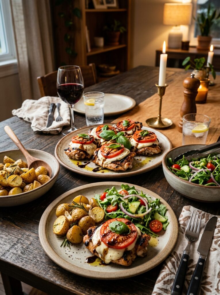 Caprese Chicken Thighs: A Quick Italian-American Dinner 15 Caprese chicken thighs setup 202605052110