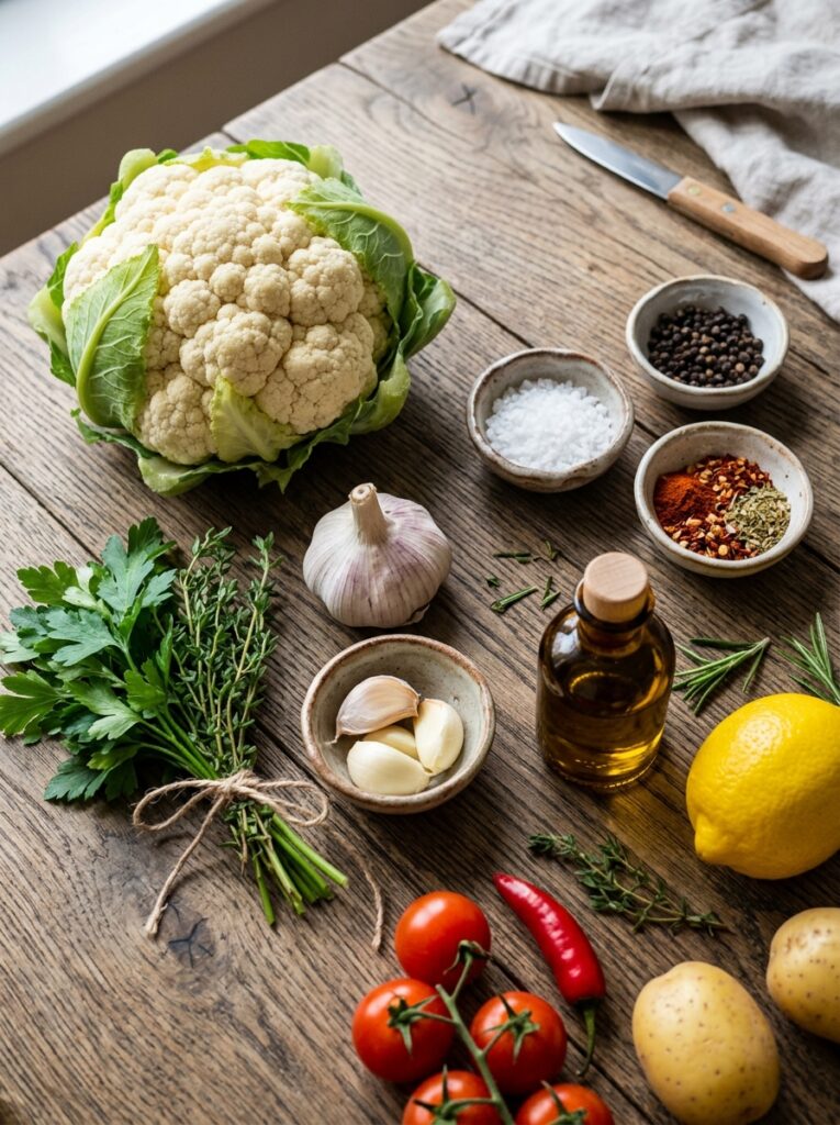 Cauliflower steak roasted garlic herb: Complete Recipe Guide 13 Cauliflower steak ingredients ar… 202606121603