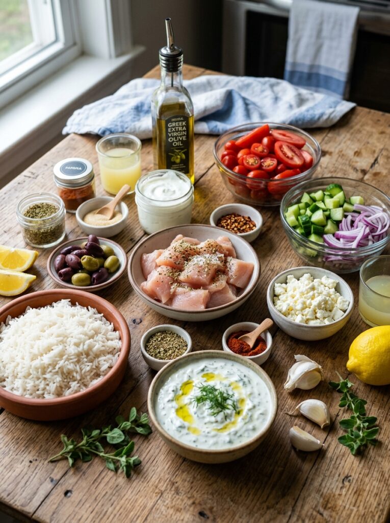 Chicken Breast Souvlaki Bowls 13 Chicken Breast Souvlaki Bowls in… 202605251455